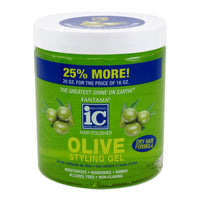 Fantasia IC Hair Polisher Olive Oil Styling Gel, 20 Oz