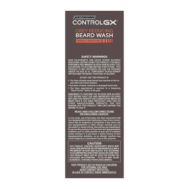 Just For Men Control GX Gradual Grey Reducing Beard Wash, 4 Oz