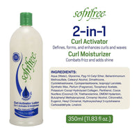 Sof N Free Curl Activator Lotion 2 In 1 Activator and Moisturiser, 11.84 Oz