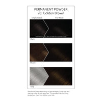Bigen Permanent Powder Hair Color, 26 Golden Brown, 1 Ea