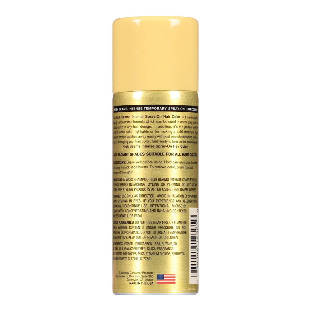 High Beams Intense Temporary Spray On Hair Color, 50 Blonde, 2.7 Oz
