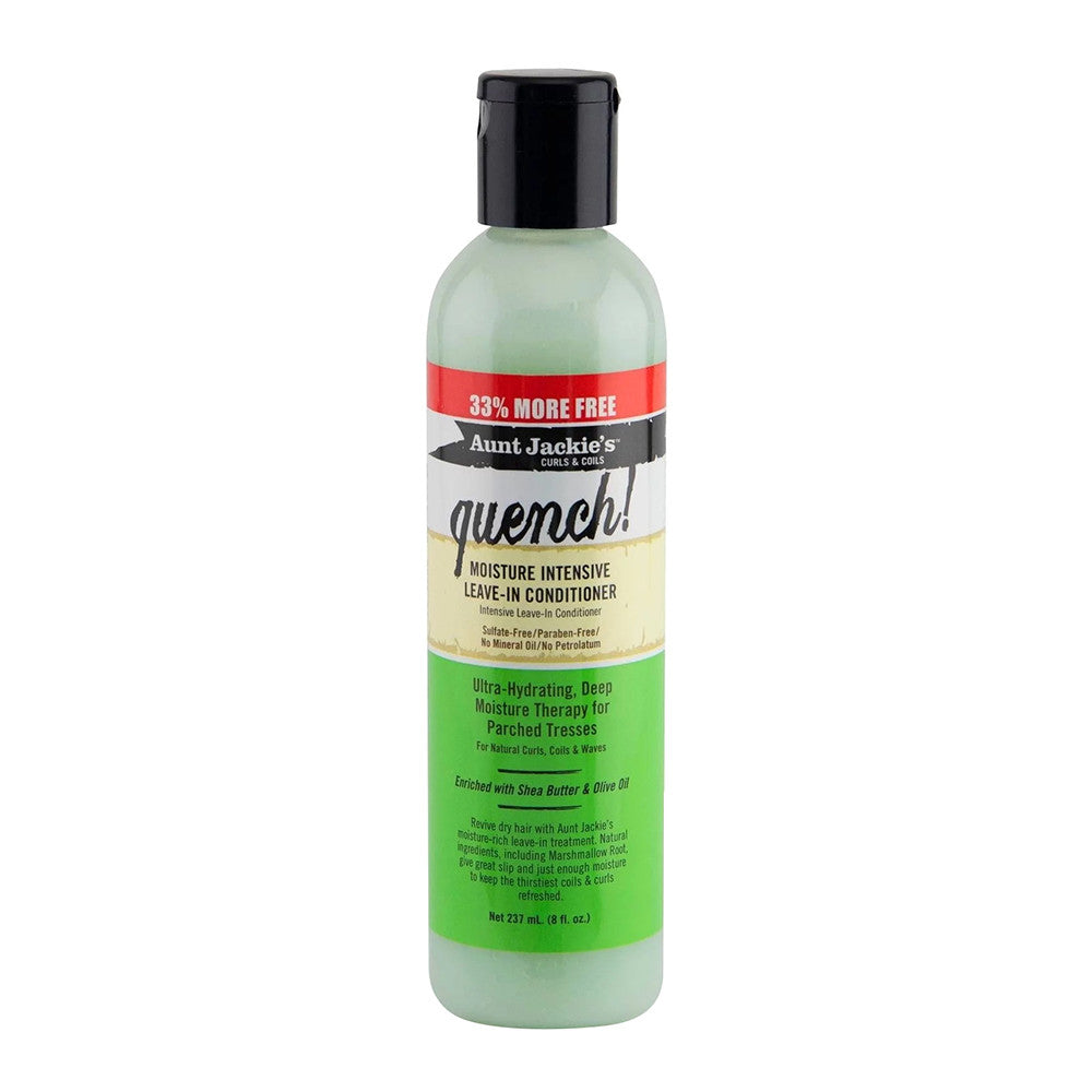 Aunt Jackies Quench Moisture Intense Leave In Conditioner, 8 Oz