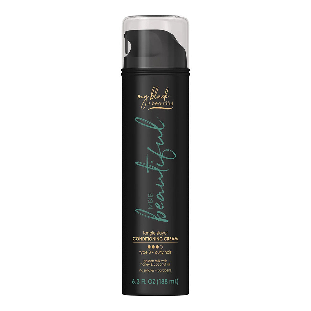 My Black Is Beautiful Type 3 Tangle Slayer Conditioning Cream for Curly Hair, 6.3 Oz