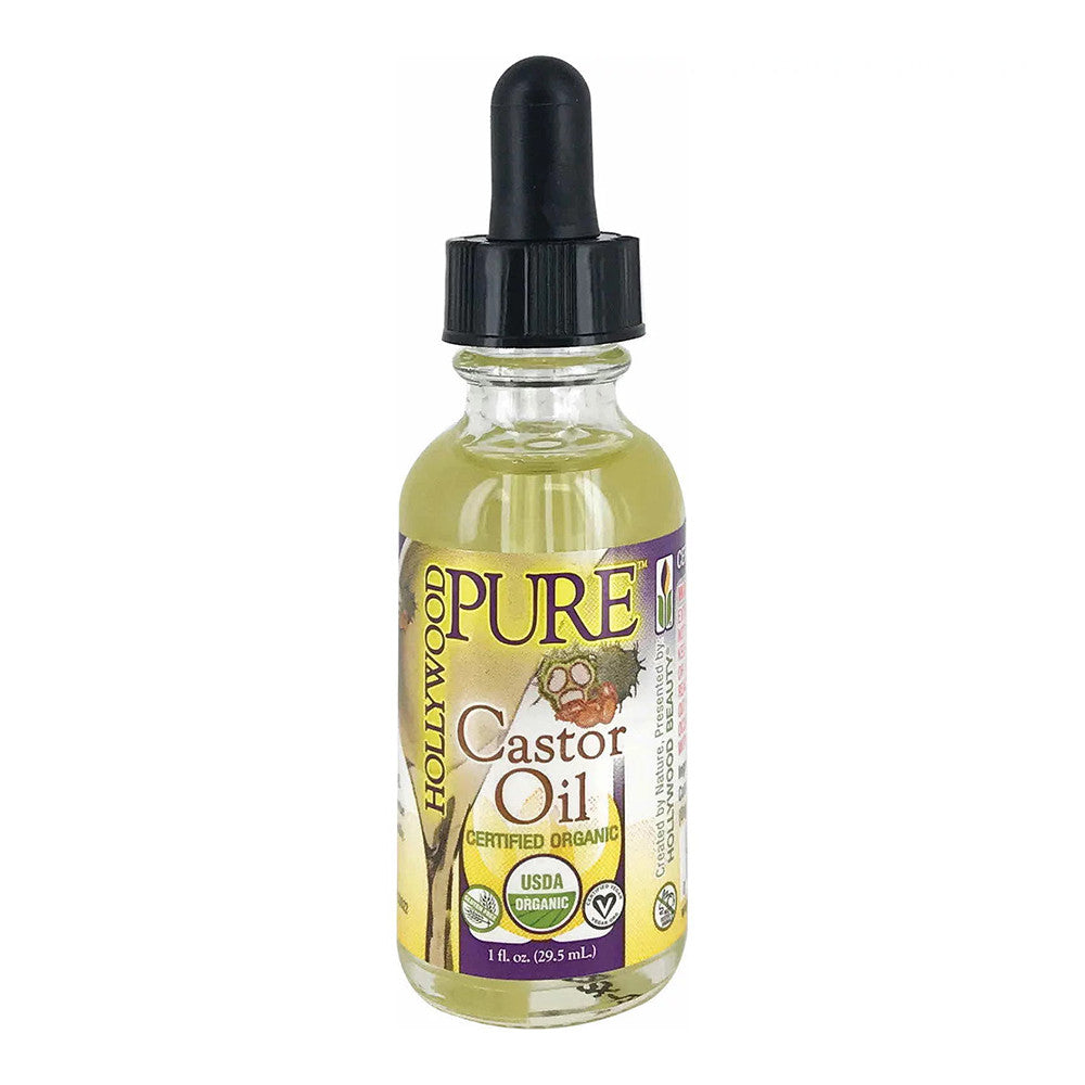 Hollywood Pure Organic Castor Oil, 1 Oz