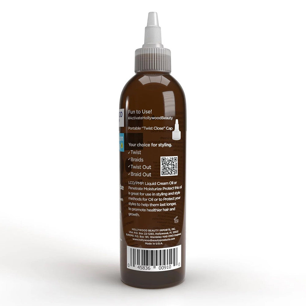 Hollywood Beauty Flaxseed and Chebe Hair Retention Growth Oil, 4 Oz