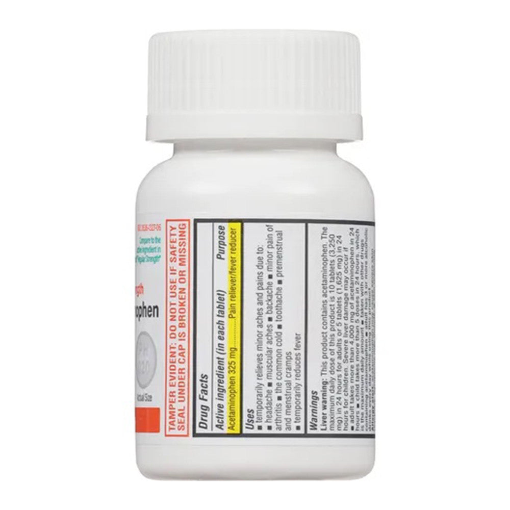Rugby Acetaminophen 325 Mg Regular Strength for Pain and Fever Reducer, 50 Ea