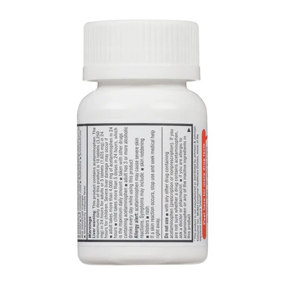 Rugby Acetaminophen 325 Mg Regular Strength for Pain and Fever Reducer, 50 Ea