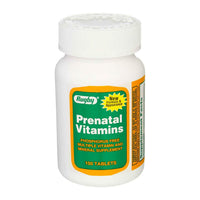 Rugby Prenatal Vitamin and Mineral Supplement Tablets, 100 Ea