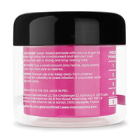 Kaniz Wonder Edge Strong Hold Water Based Pomade with Argan Oil, Lemon Berry, 4 Oz