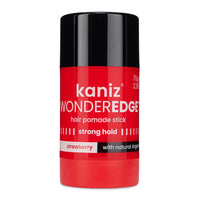 Kaniz Wonder Edge Strong Hold Hair Pomade Stick with Argan Oil, Strawberry, 2.36 Oz