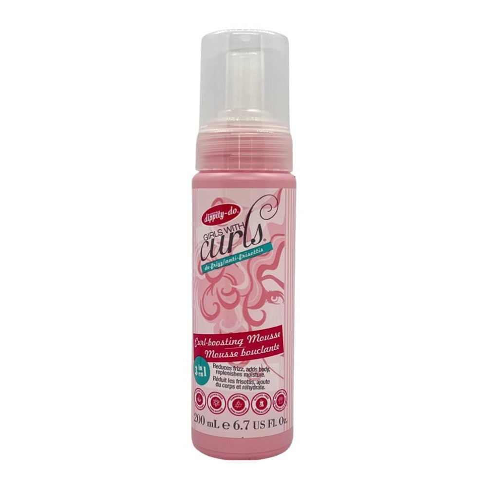 Dippity Do Girls with Curls Boosting Mousse, 6.7 Oz