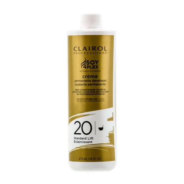 Clairol Professional Soy 4 Plex Creme Permanent Developer 20 Volume Standard Lift, 16 Oz