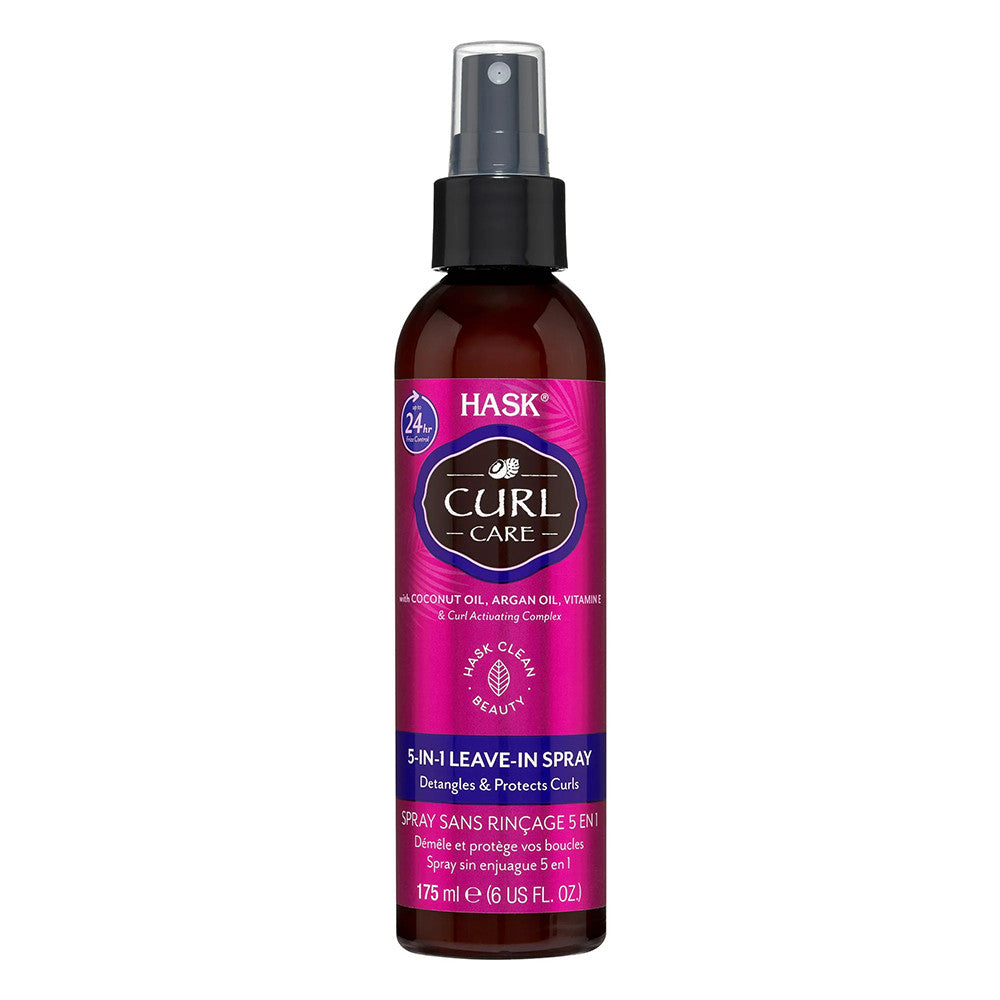 Hask Curl Care 5-in-1 Leave-in Spray with Coconut Oil, 6 Oz