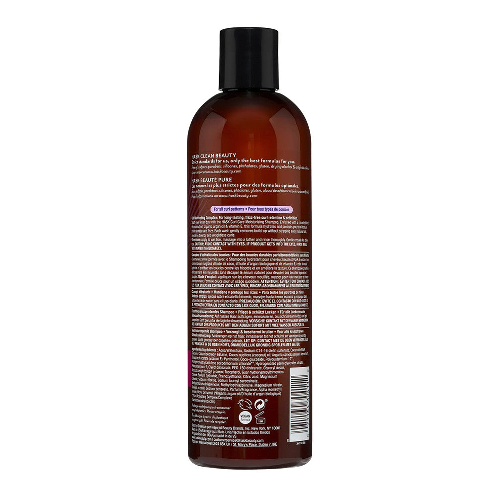 Hask Curl Care Moisturizing Daily Shampoo with Coconut Oil, 12 Oz
