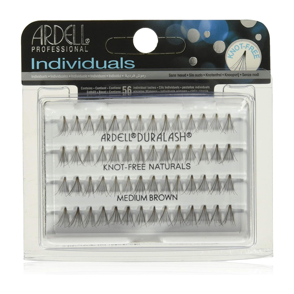 Ardell Professional Individual Duralash Knot Free Naturals, Medium Brown, 1 Ea