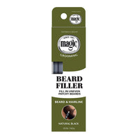 Magic Grooming Beard Filler, Fill Patchy Beard, Natural Black, 0.5 Oz