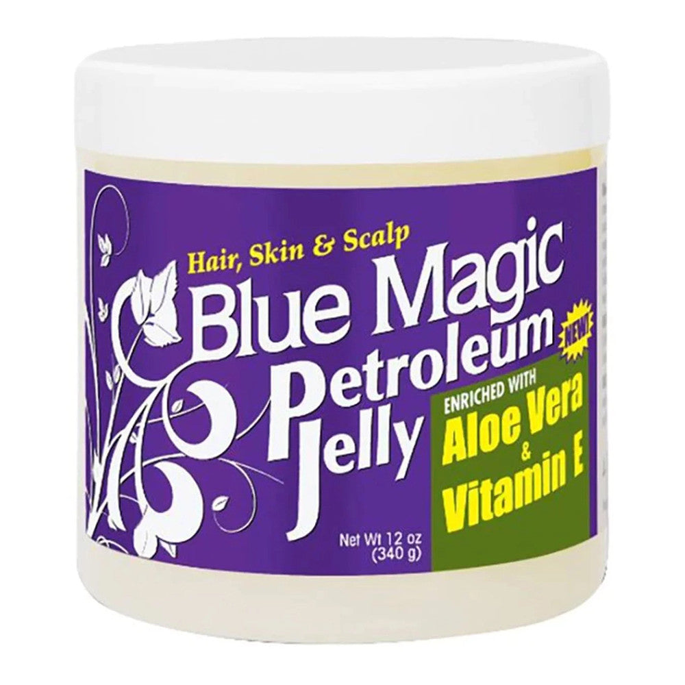 Blue Magic Petroleum Jelly for Hair, Skin and Scalp, 12 Oz