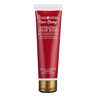 Creme Of Nature Pure Honey Hydrating Color Boost Semi Permanent Hair Color, Fuchsia, 3 Oz