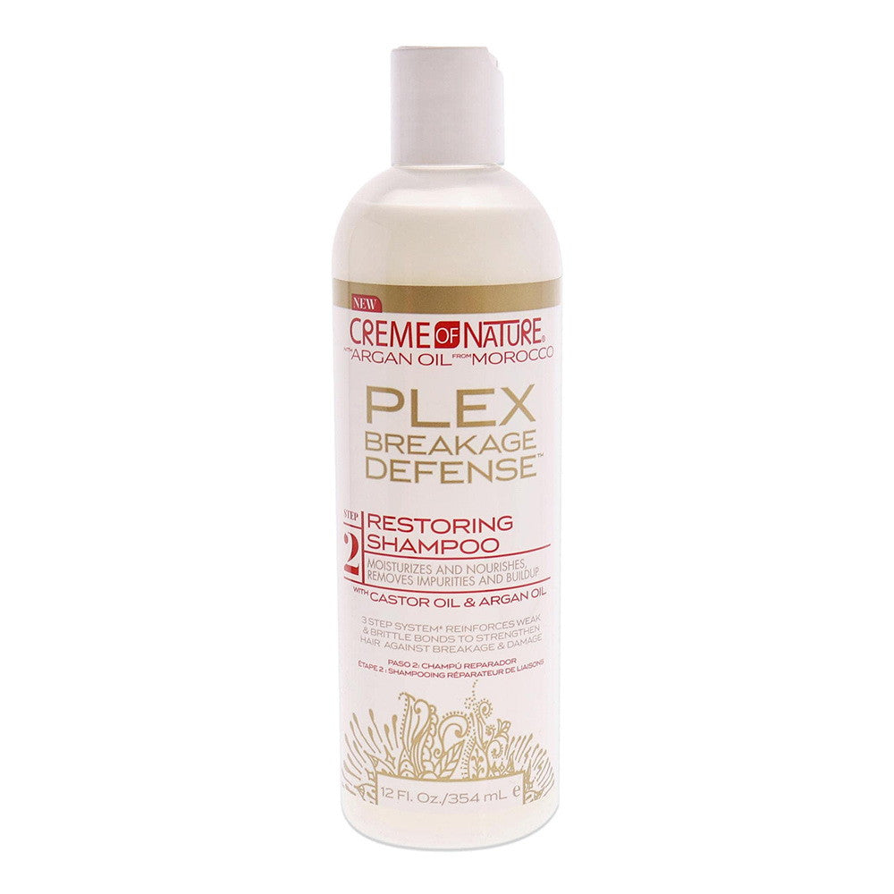Creme of Nature Plex Breakage Defense Restoring Shampoo, 12 Oz