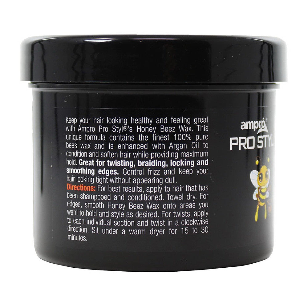 Ampro Pro Style Honey Beez Stylin Beez Wax black, 4 Oz