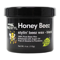 Ampro Pro Style Honey Beez Stylin Beez Wax black, 4 Oz
