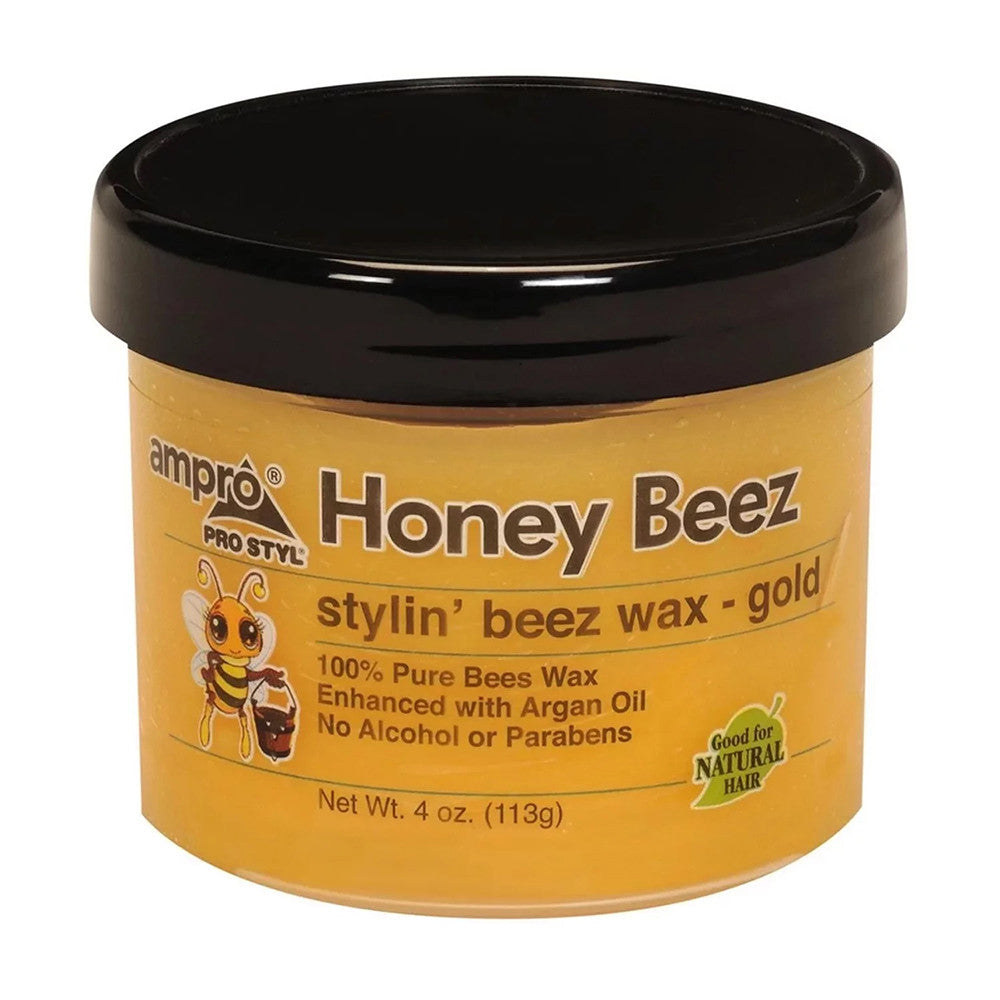 Ampro Pro Style Honey Beez Stylin Beez Wax Gold, 4 Oz