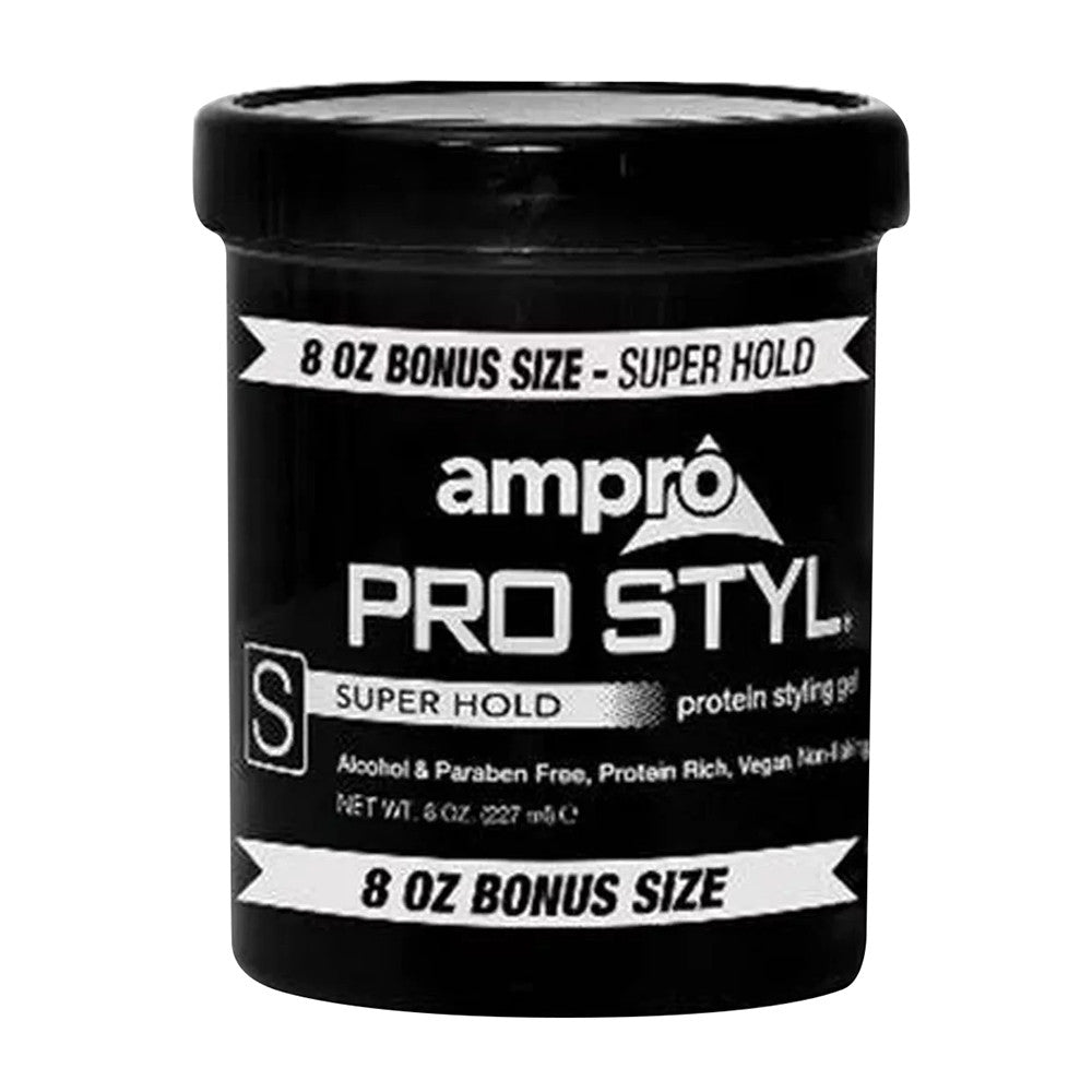 Ampro Pro Style Protein Styling Gel Bonus Size, Super Hold, 8 Oz