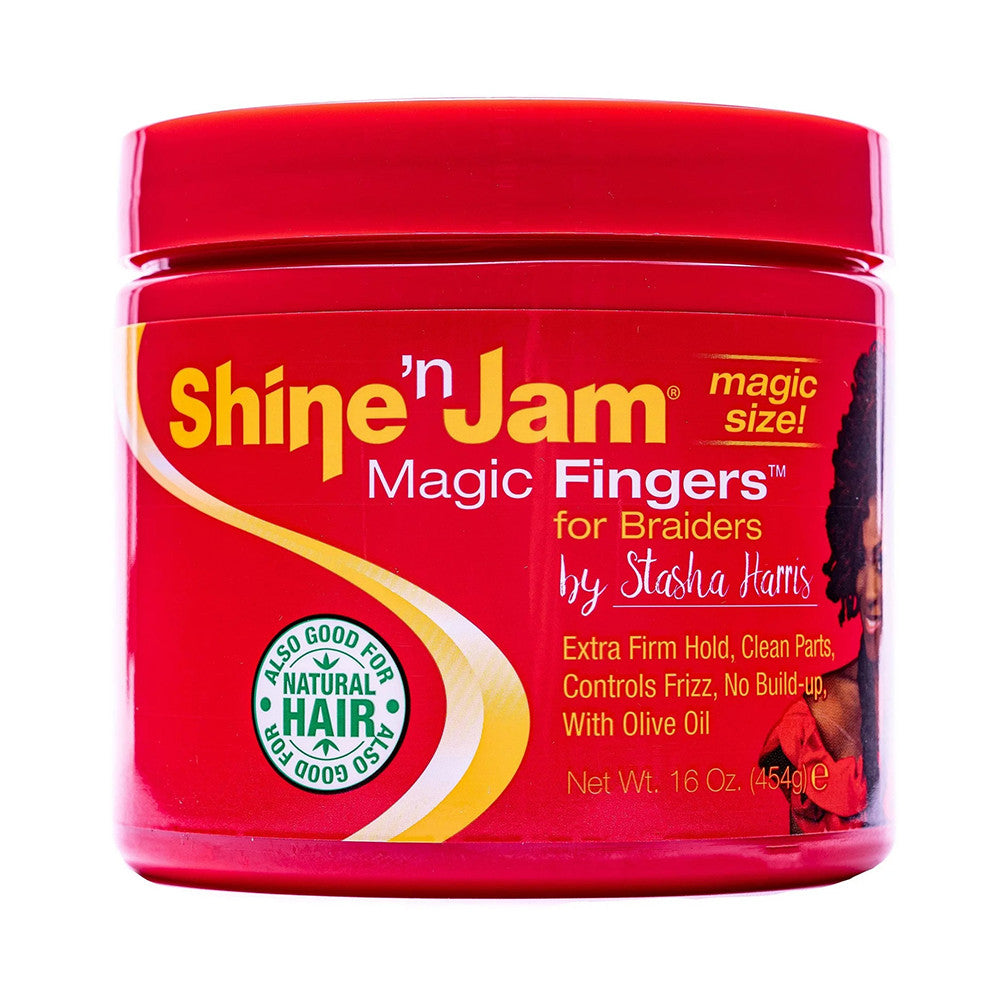 Shine n Jam Magic Fingers Braiding Gel, 16 Oz
