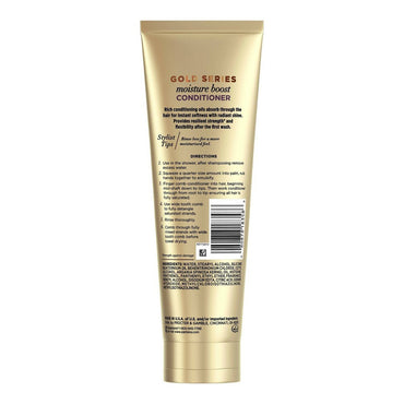 Pantene Gold Series Moisture Boost Conditioner Infused with Argan Oil, 8.4 Oz