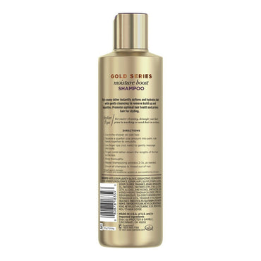Pantene Gold Series Moisture Boost Shampoo Infused with Argan Oil, 9.1 Oz