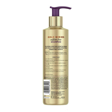 Pantene Gold Series Sulfate Free Shampoo, 8.5 Oz