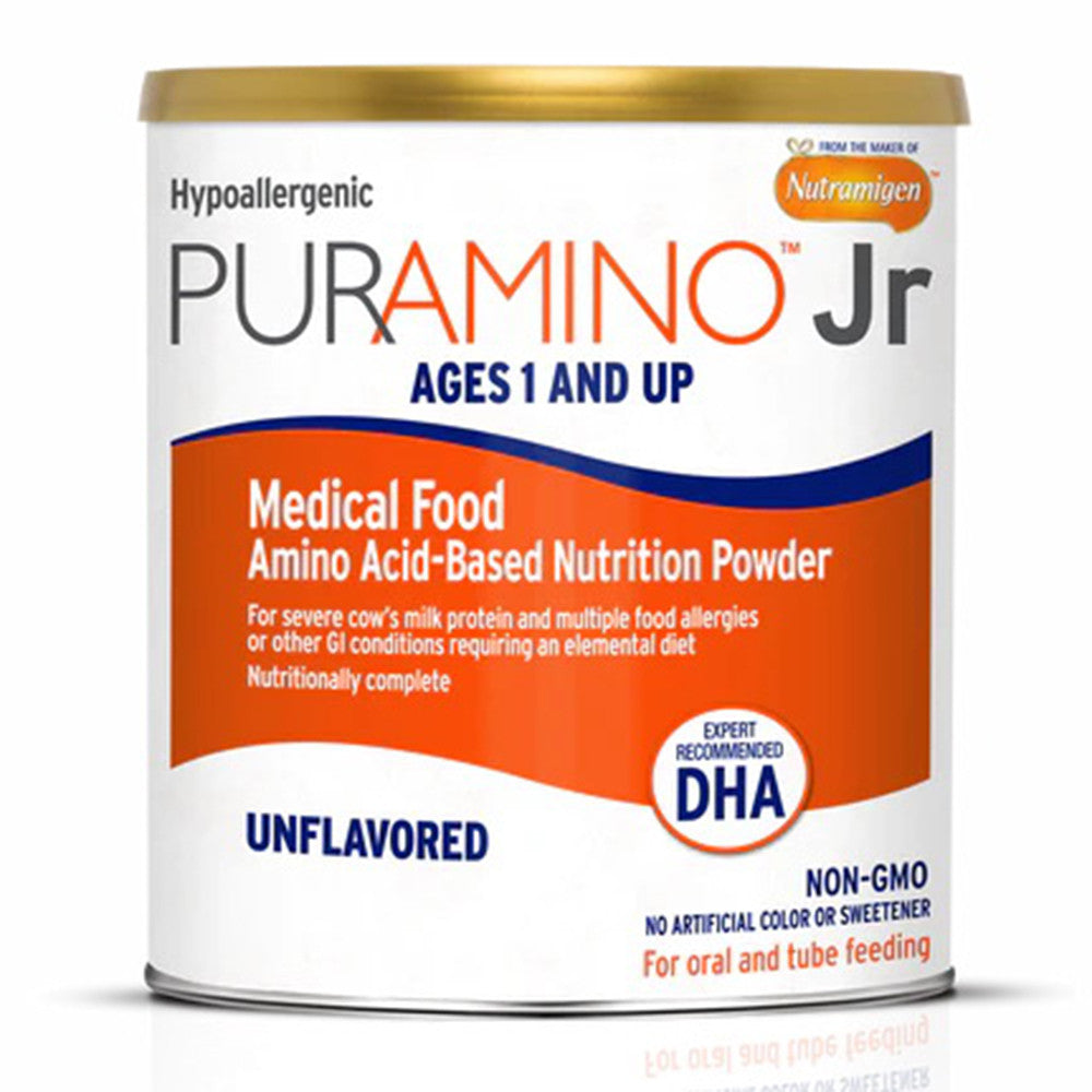 Nutramigen Puramino Jr Nutrition Powder, Unflavored, 14.1 Oz, 4 Ea