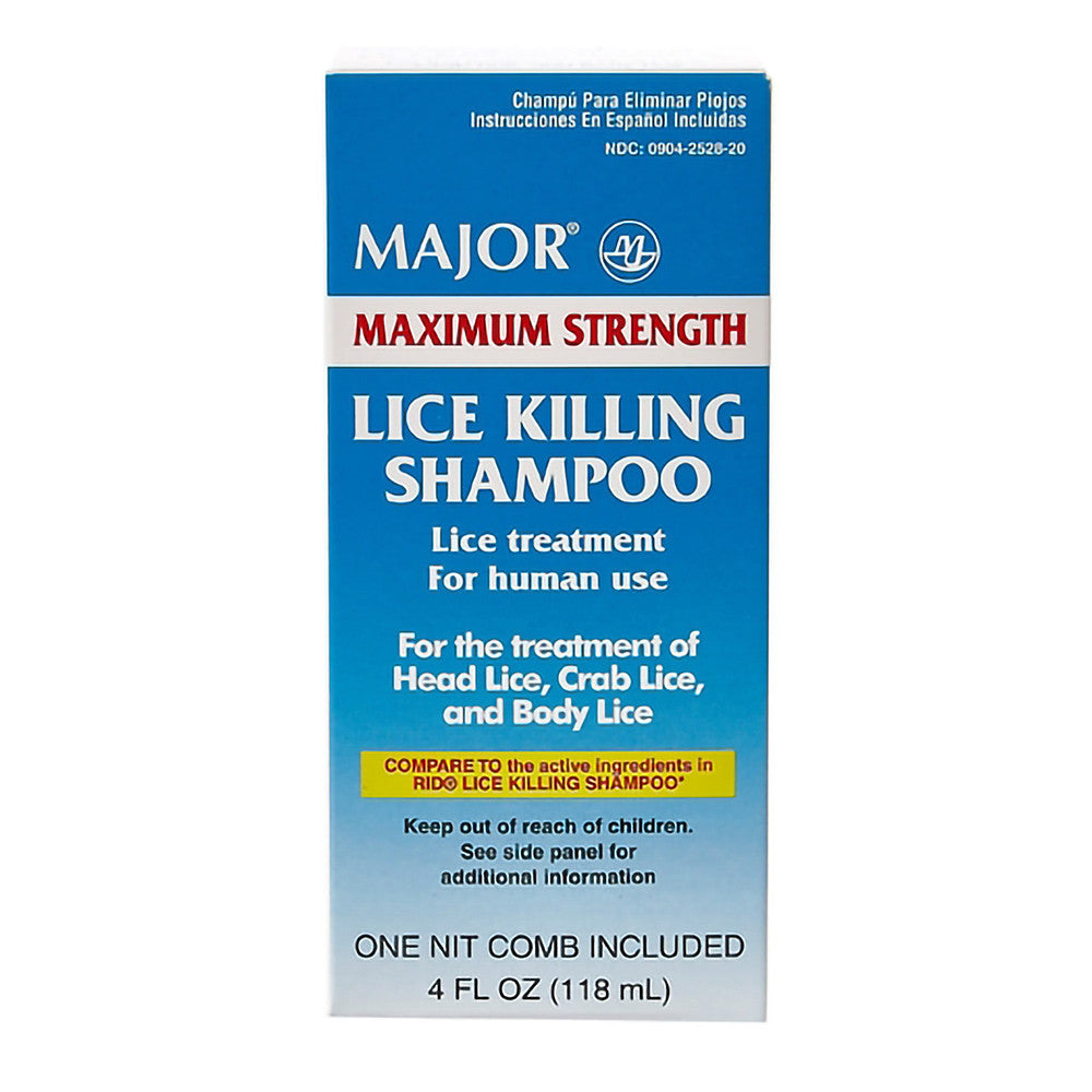 Major Pharma Lice Killing Shampoo, 4 Oz