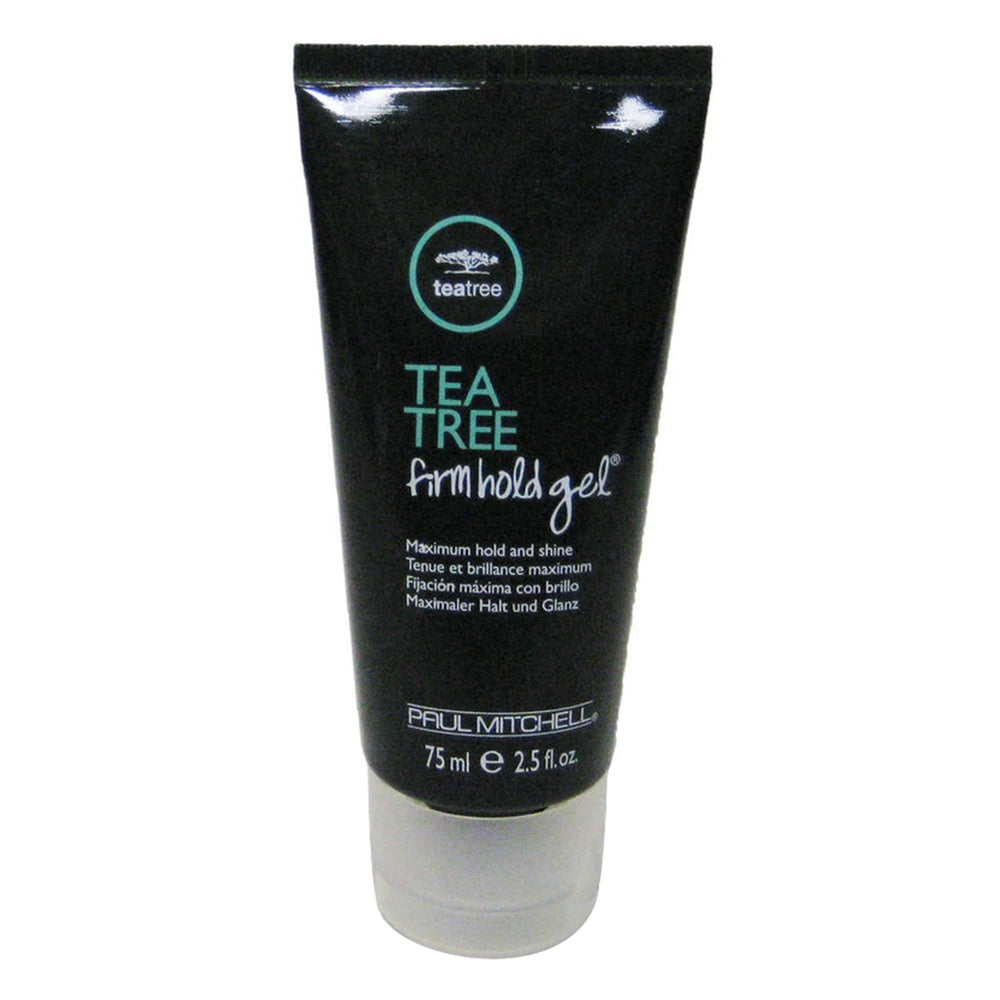 Tea Tree Firm Hold Gel Maximum Hold and Shine Tenue for Unisex 2.5Oz (75ml)