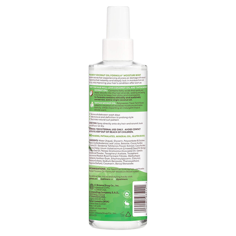 Palmers Coconut Oil Formula Refresher Spray for Dry, Damaged Hair and Scalp, 8.5 Oz