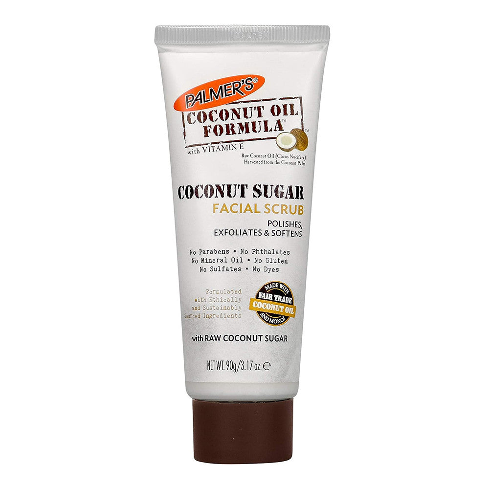 Palmers Coconut Oil Formula Coconut Sugar Facial Scrub, 3.17 Oz