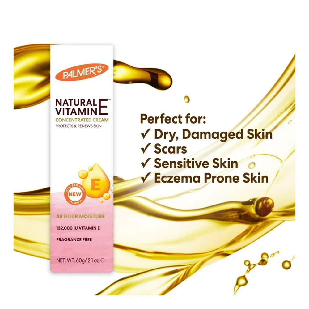 Palmers Natural Vitamin E Concentrated Cream, 2.1 Oz