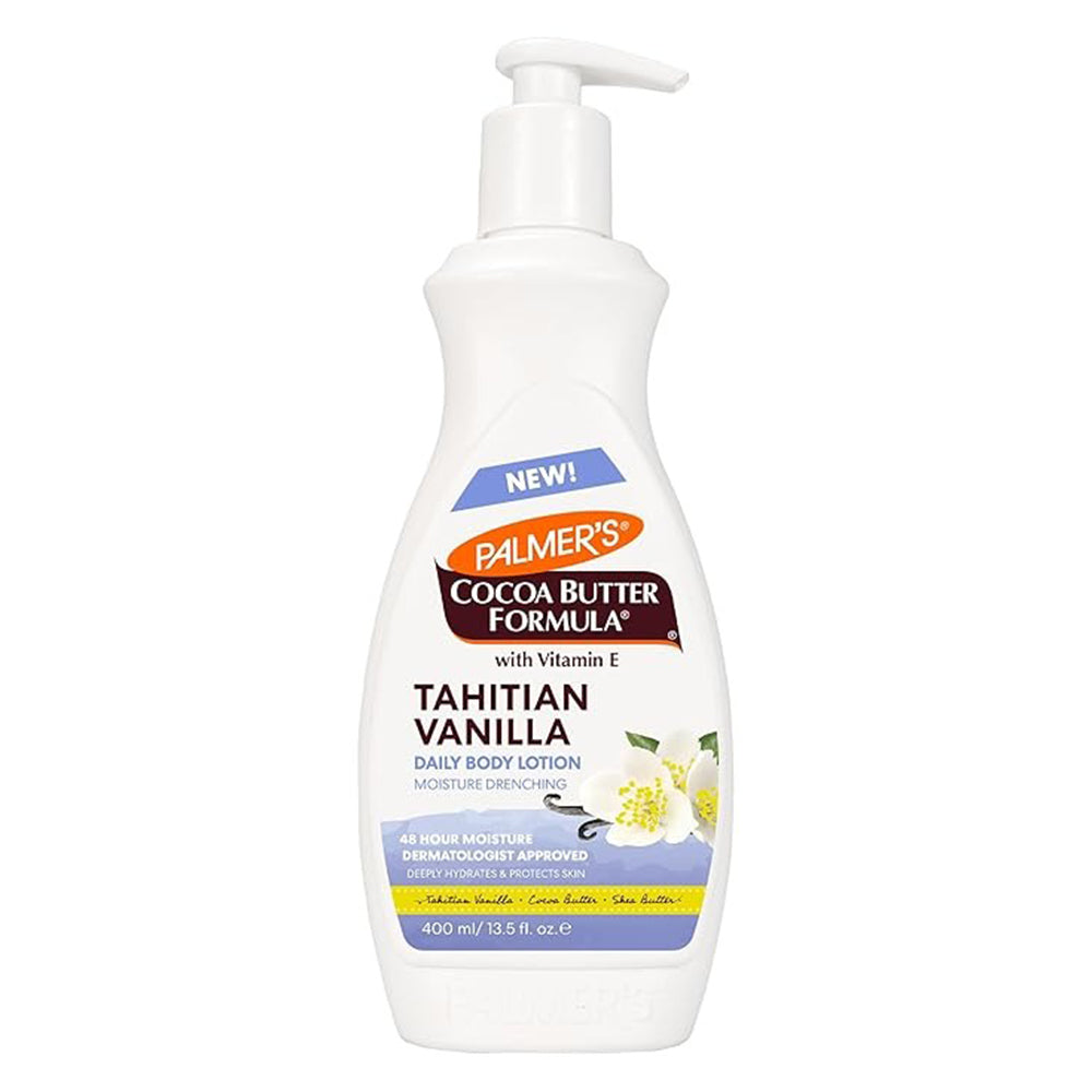 Palmers Cocoa Butter Body Lotion Tahitian Vanilla with Pump 13.5Oz (400ml)