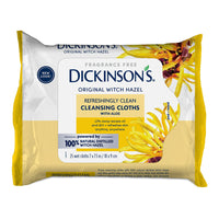 Dickinsons Original Witch Hazel Daily Refreshingly Clean Cleansing Cloths - 25 ea