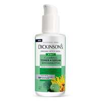 Dickinson Witch Hazel, 4 in 1 Clearing Toner and Serum with Eucalyptus, 4 Oz