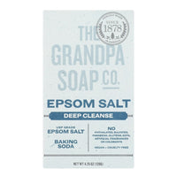 Grandpas Face And Body Bar Soap Epsom Salt, 4.25 Oz