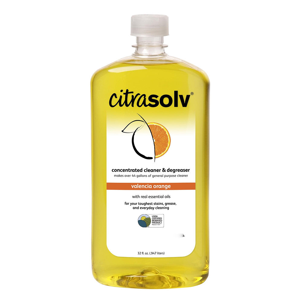 Citra Solv Cleaner And Degreaser Natural Concentrate Valencia Orange, 32 Oz