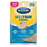 Dr. Scholl's Molefoam Padding, Stay on All Day, Men's and Women's, 2 Ea