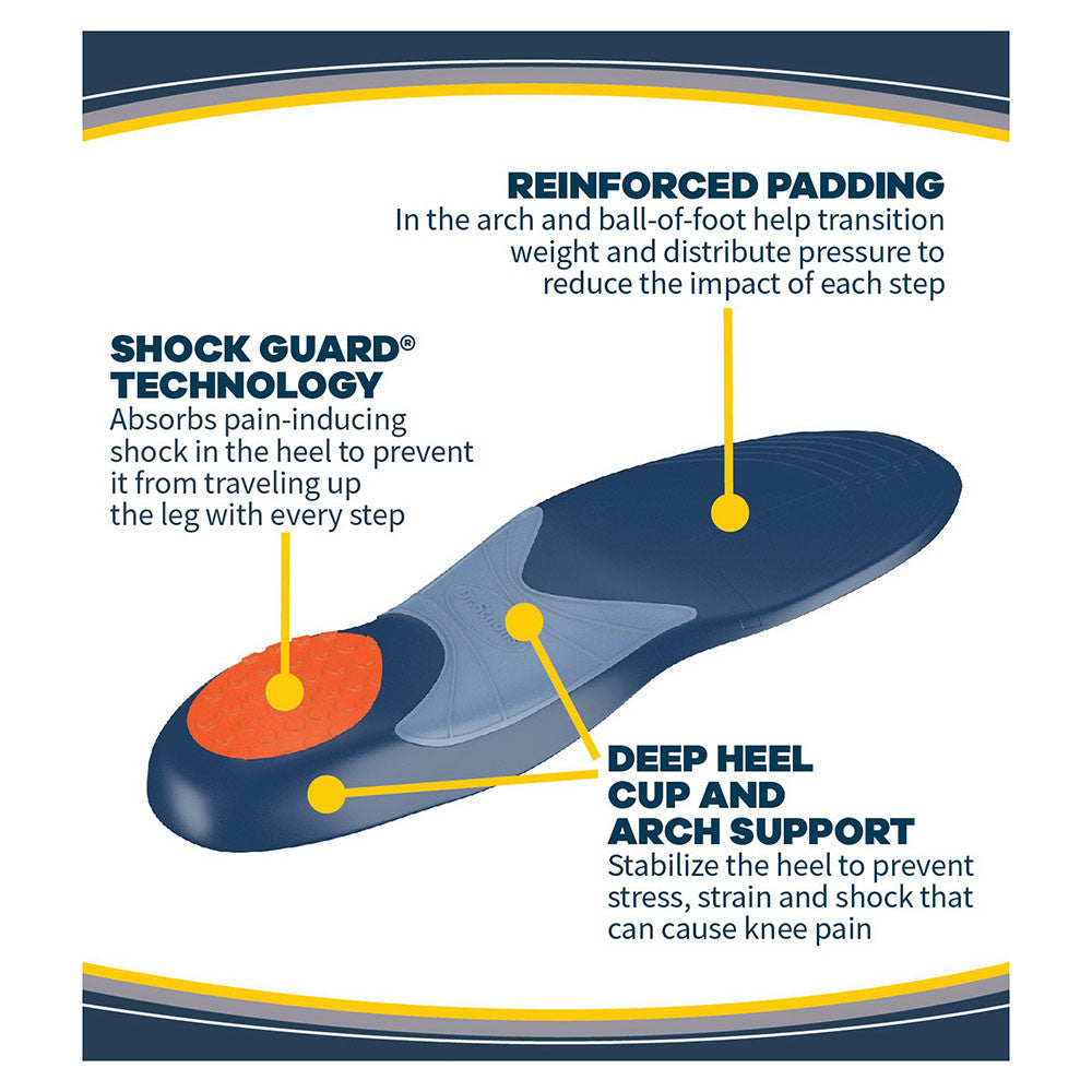Dr. Scholls Knee Pain Relief Orthotics, Men, 1 Pair
