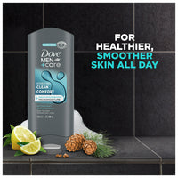 Dove Men Plus Care Clean Comfort Body And Face Wash, 13.5 Oz