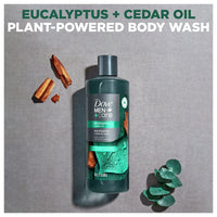 Dove Men Plus Care Relaxing Eucalyptus And Cedar Hydrating Body Wash, 18 Oz