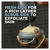 Dove Men Plus Care Active Clean Shower Scrubbing Tool, Maximum Body Scrub, 1 Ea