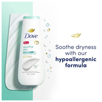 Dove All Day Moisturizing Body Wash, Sensitive Skin, 11 Oz
