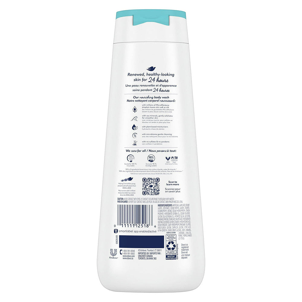 Dove Deep Moisture Liquid Body Wash Cleanser, 20 Oz