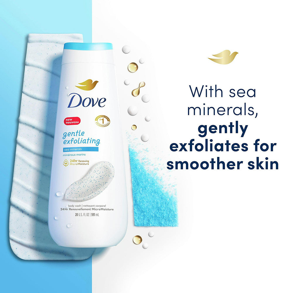 Dove Deep Moisture Liquid Body Wash Cleanser, 20 Oz